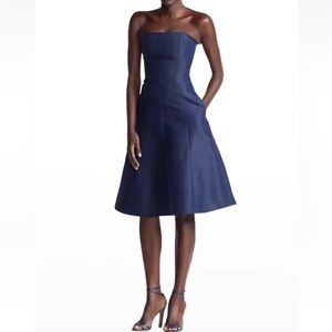NWT $2490 Ralph Lauren Collection Ralph Lauren Zaina Faille Cocktail Dress